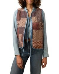 Faherty - Quilted Patchwork Vest - Lyst