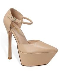 In Touch Footwear - Pointy Toe D'Orsay Platform Pump - Lyst