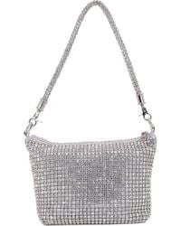 BERNESS - Rhinestone Shoulder Bag - Lyst