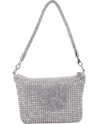 BERNESS - Rhinestone Shoulder Bag - Lyst