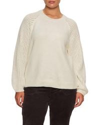 Sanctuary - Cozy Moment Pointelle Sleeve Sweater - Lyst