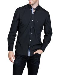 Tailorbyrd - Mélange Performance Button Down Shirt - Lyst