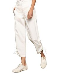 Sanctuary - Cotton Twill Utility Crop Pants - Lyst