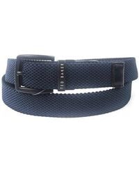Ted Baker - Reversible Web Stretch Belt - Lyst
