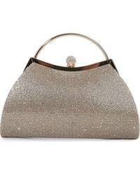 BERNESS - Rhinestone Top Handle Bag - Lyst
