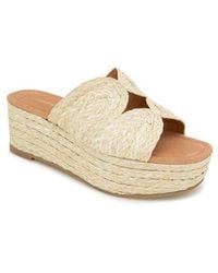 Andre Assous - Serene Espadrille Platform Wedge Slide Sandal - Lyst