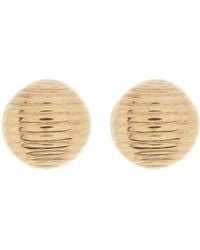 Bony Levy 14k Yellow Gold Textured Stud Earrings At Nordstrom Rack - Natural