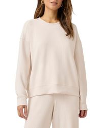 Splendid - X @Cellajaneblog Oversize Scuba Knit Sweatshirt - Lyst
