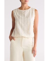 Max Studio - Ruffle Front Sleeveless Top - Lyst