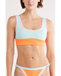 Maaji - Bluebell Stripe Donna Reversible Bikini Top - Lyst