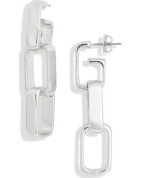 Leith - Chain Link Drop Earrings - Lyst