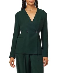 Scotch & Soda - Tie Waist Blazer - Lyst