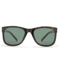 Hurley - 52mm Polarized Square Sunglasses - Lyst
