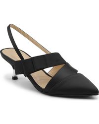Adrienne Vittadini - Sandri Kitten Heel Slingback Pump - Lyst