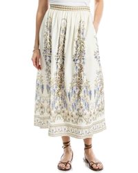 Max Studio - Border Print Maxi Skirt - Lyst