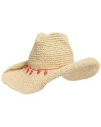 Steve Madden - Charm Band Straw Cowboy Hat - Lyst