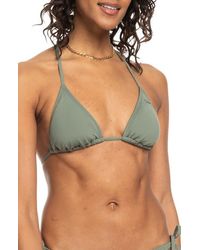 Roxy - Classic Triangle Bikini Top - Lyst