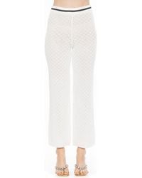 Alexia Admor - Kora Cropped Open Stitch Knit Pants - Lyst