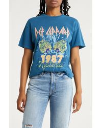 THE VINYL ICONS - Def Leppard 1987 Cotton Graphic T-shirt - Lyst