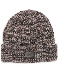 AllSaints Angled Stitch Marled Beanie All Saints | Accessories | Brand New Allsaints Angled Stitch  main image 2