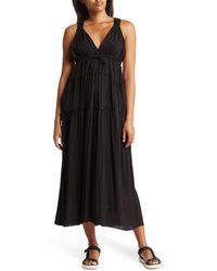Boho Me - Tiered Cover-up Maxi Dress - Lyst