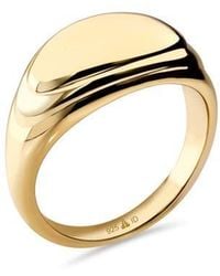 DEVATA - Contour Line Dome Ring - Lyst
