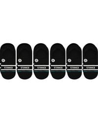 Stance - Core 6-Pack Cotton Blend No Show Socks - Lyst
