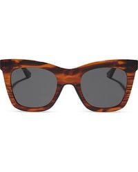 DIFF - 50Mm Talia Square Sunglasses - Lyst