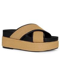 Rebecca Minkoff - Woven Platform Sandal - Lyst