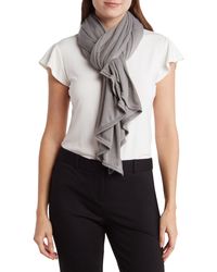 Vince Camuto - Solid Knit Wrap Scarf - Lyst