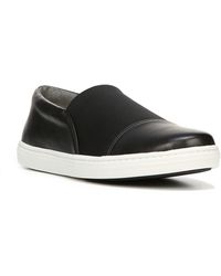 via spiga black slip on sneakers