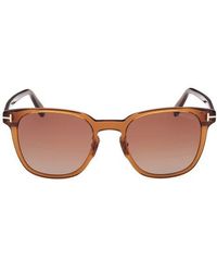 Tom Ford - 56Mm Gradient Round Sunglasses - Lyst