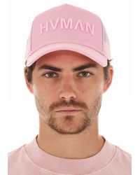 HVMAN - Logo Mesh Trucker Hat - Lyst