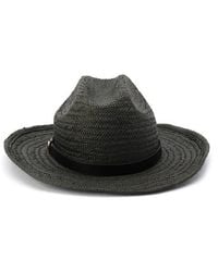 AllSaints - Straw Western Fedora - Lyst