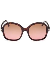 Tom Ford - 68Mm Butterfly Sunglasses - Lyst