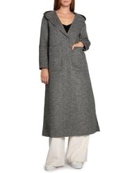 Belle & Bloom - Walk My Way Wool Blend Hooded Coat - Lyst