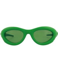 Bottega Veneta - 51mm Oval Sunglasses - Lyst