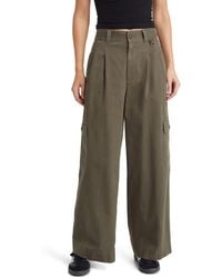 Madewell - The Harlow (re)generative Chino Wide Leg Cargo Pants - Lyst