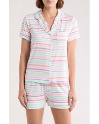 Jaclyn - Yummy Notch Short Pajamas - Lyst