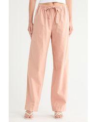 Vince - Tie Front Pull-On Pants - Lyst