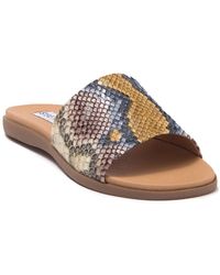 steve madden amaze platform slide sandal
