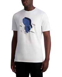 Karl Lagerfeld - 2d Karl Character Cotton Graphic T-shirt - Lyst