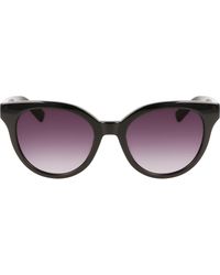 Longchamp - Le Pliage 53Mm Gradient Round Sunglasses - Lyst