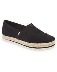 TOMS - Alpargata Platform Espadrille - Lyst