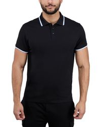 Xray Jeans - Texture Cotton Knit Polo - Lyst