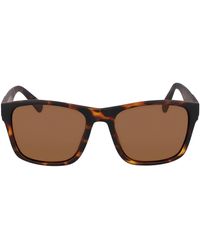 Cole Haan - 55mm Polarized Square Sunglasses - Lyst