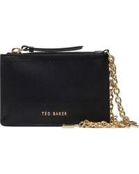 Ted Baker - Sutton Charm Leather Card Case - Lyst