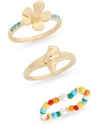 Leith - 3-Pack Assorted Rings - Lyst