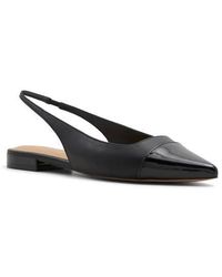 ALDO - Fleure Slingback Pointed Cap Toe Flat - Lyst