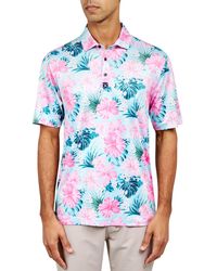 Con.struct - Exploded Floral Golf Polo - Lyst